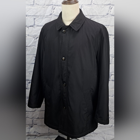 Bugatti Other - Bugatti Men's Over coat Jacket  Black Lined Classic Fit 42R Large